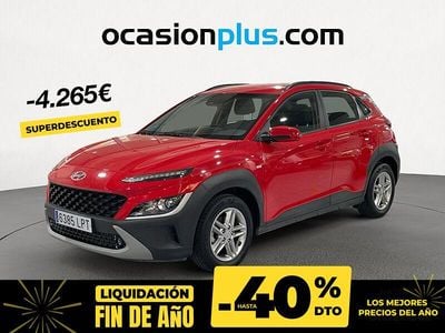 Rojo Usado 2021 Hyundai Kona SUV | 17.290 € (Precio justo)