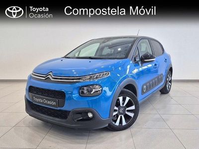Usado Citroën C3 Shine 99 CV (72 kW) 2019 Azul Utilitario