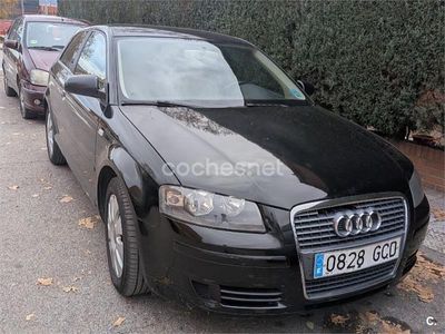 Negro Usado 2008 Audi A3 Cabriolet Ambition Descapotable | 6200 €