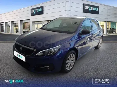 Usado Peugeot 308 Style 110 CV (80 kW) 2019 Azul Berlina