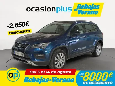 Usado Seat Ateca Style Plus 150 CV (110 kW) 2018 Azul SUV