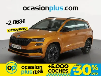 Usado Skoda Karoq SportLine 150 CV (110 kW) 2023 Naranja SUV