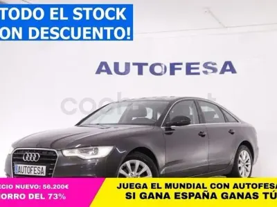 Usado Audi A6 Advanced 177 CV (130 kW) 2014 Gris / plata Berlina