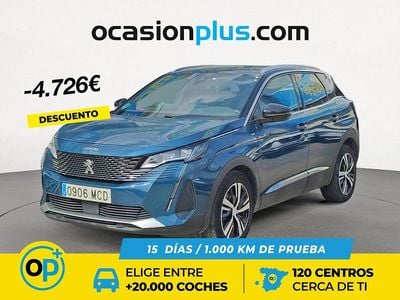 Azul Usado 2022 Peugeot 3008 GT SUV | 18.450 € (Precio justo)