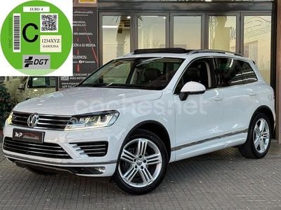 Blanco Usado 2018 VW Touareg R-line SUV | 27.990 € (Precio justo)