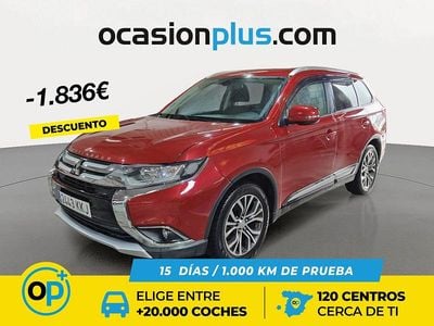 Rojo Usado 2018 Mitsubishi Outlander Motion SUV | 17.450 € (Precio justo)