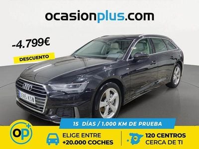 Usado Audi A6 Sport 204 CV (150 kW) 2019 Negro Familiar