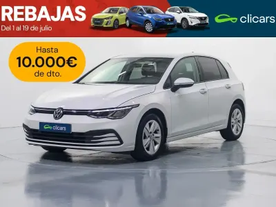 Usado VW Golf VIII Life 115 CV (84 kW) 2022 Blanco Berlina