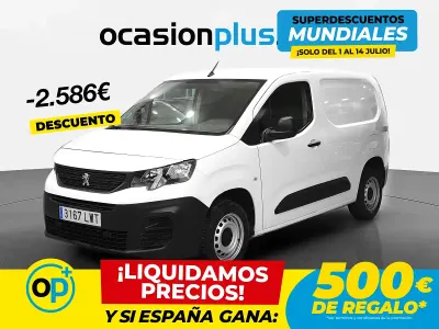 Usado Peugeot Partner S 98 CV (72 kW) 2022 Blanco Monovolumen