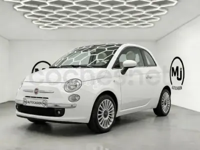 Usado Fiat 500 Lounge 69 CV (50 kW) 2009 Blanco Descapotable