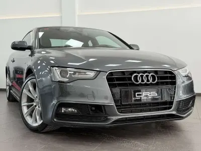 Usado Audi A5 225 CV (165 kW) 2014 Gris Coupe
