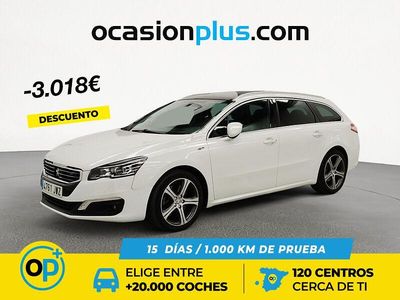 Blanco Usado 2017 Peugeot 508 GT Familiar | 13.480 € (Precio justo)