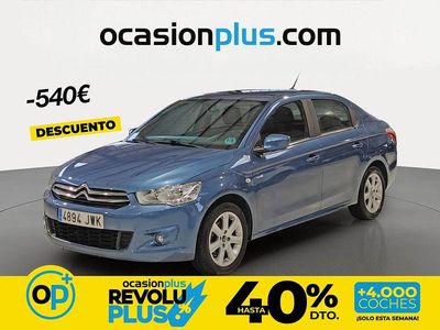 Usado Citroën C-Elysee I Exclusive 100 CV (73 kW) 2017 Azul Berlina
