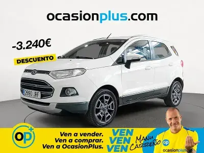Usado Ford Ecosport Titanium 95 CV (69 kW) 2016 Blanco SUV