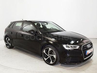 Usado Audi A3 S-Line 150 CV (110 kW) 2020 Negro Berlina