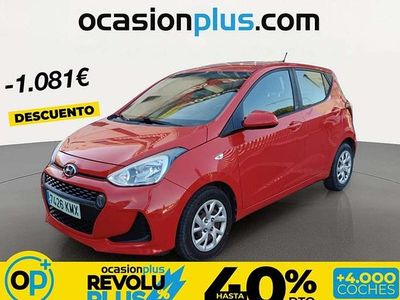 Usado Hyundai i10 GO! 67 CV (49 kW) 2018 Rojo Utilitario