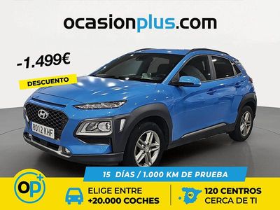 Usado Hyundai Kona 120 CV (88 kW) 2018 Azul SUV
