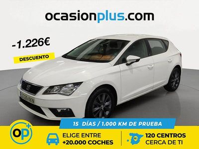 Usado Seat Leon Style 125 CV (91 kW) 2018 Blanco Berlina