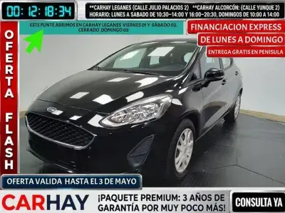 Brugt Ford Fiesta Trend 101 HK (74 kW) 2018 Sort Sedan