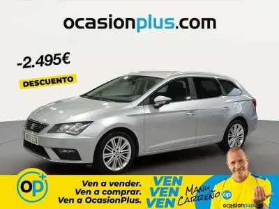 Usado Seat Leon ST XCELLENCE 150 CV (110 kW) 2019 Gris Familiar