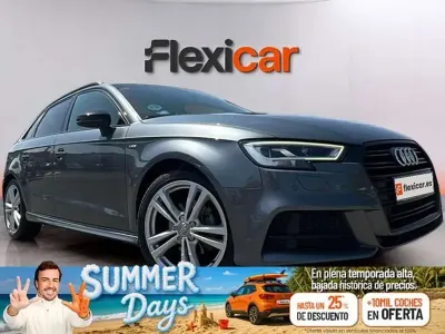 Usado Audi A3 Sportback 150 CV (110 kW) 2019 Gris Utilitario