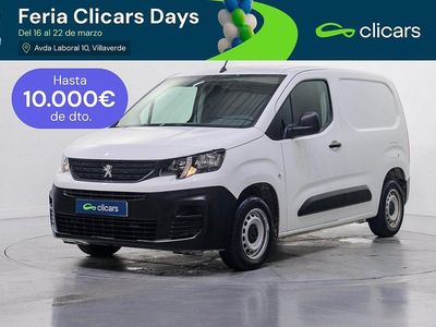 Usado Peugeot Partner S 75 CV (55 kW) 2021 Blanco Monovolumen