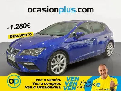 Usado Seat Leon FR 150 CV (110 kW) 2018 Azul
