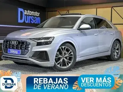 Usado Audi Q8 S-Line 286 CV (210 kW) 2021 Gris / plata SUV