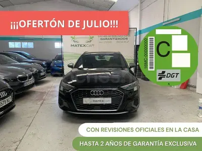 Usado Audi A3 S-Line 150 CV (110 kW) 2021 Negro Berlina