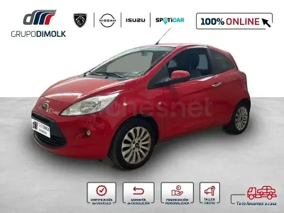 Usado Ford Ka Trend 69 CV (50 kW) 2015 Rojo Berlina
