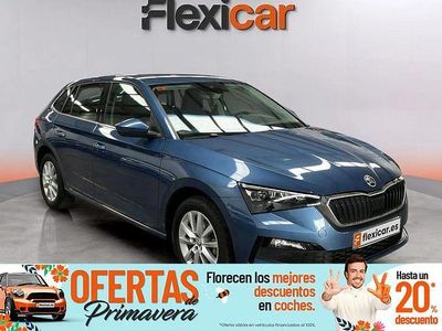 Usado Skoda Scala Ambition 110 CV (80 kW) 2021 Azul Utilitario