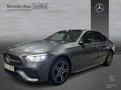 Gris selenita Usado 2024 Mercedes C300e AMG line Berlina | 52.500 € (Un poco caro)