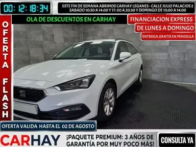 Usado Seat Leon Reference 116 CV (85 kW) 2021 Blanco Berlina