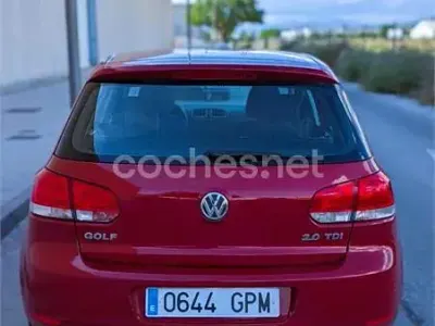 Usado VW Golf VI Advance 140 CV (102 kW) 2009 Granate Utilitario