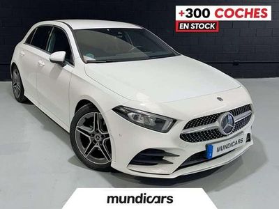 Usado Mercedes A180 AMG line 137 CV (100 kW) 2019 Blanco Berlina