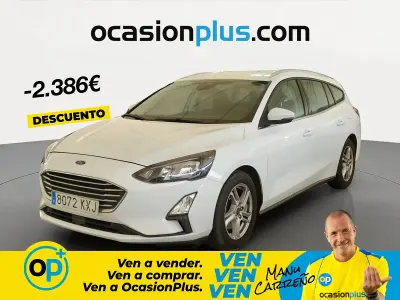 Usado Ford Focus Trend+ 120 CV (88 kW) 2019 Blanco Familiar