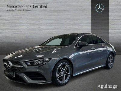 Gris montaña Usado 2025 Mercedes CLA250e AMG line Berlina | 43.890 € (Un poco caro)