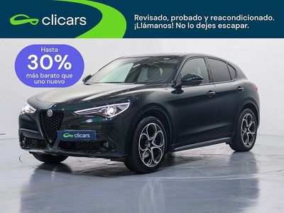 Usado Alfa Romeo Stelvio Veloce 210 CV (154 kW) 2020 Verde SUV