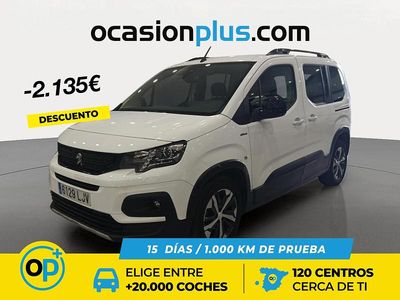 Usado Peugeot Rifter GT-line 130 CV (95 kW) 2020 Blanco Monovolumen