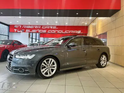 Usado Audi A6 S-Line 272 CV (200 kW) 2017 Gris / plata Familiar