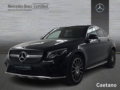 Usado Mercedes GLC350 AMG line 258 CV (189 kW) 2017 Negro obsidiana SUV