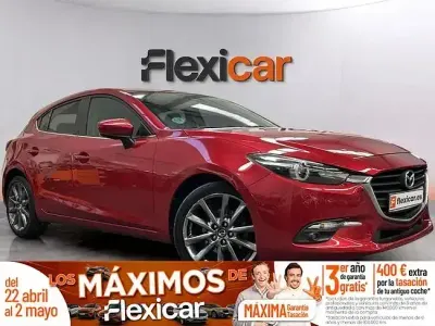 Używany Mazda 3 105 KM (77 kW) 2018 Czerwony