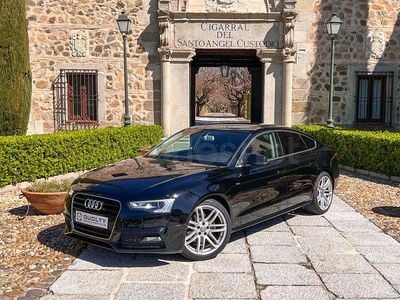 Usado Audi A5 Sportback S-Line 177 CV (130 kW) 2016 Negro Utilitario