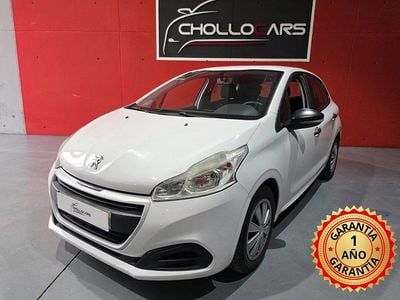 Usado Peugeot 208 Access 75 CV (55 kW) 2016 Blanco Utilitario
