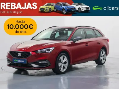 Usado Seat Leon FR 205 CV (150 kW) 2024 Rojo Familiar