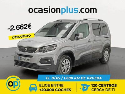 Usado Peugeot Rifter Allure 100 CV (73 kW) 2021 Gris Monovolumen
