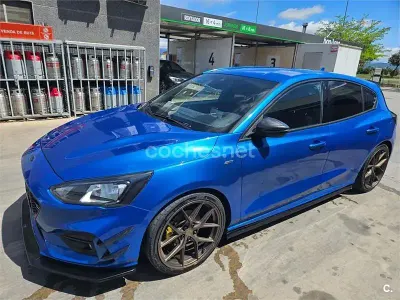 Usado Ford Focus ST-Line 125 CV (91 kW) 2018 Azul Berlina