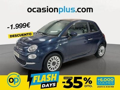 Azul Usado 2022 Fiat 500 Dolcevita Descapotable | 11.650 € (Precio justo)
