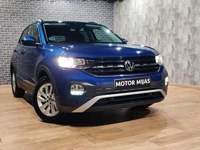 Usado VW T-Cross Advance 110 CV (80 kW) 2020 Azul SUV