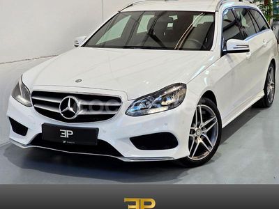 Blanco Usado 2015 Mercedes E200 Avantgarde Familiar | 18.490 €